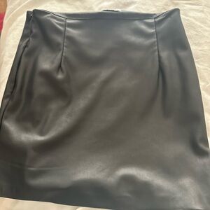 Topshop Black Mini Skirt for Night Out